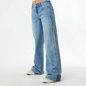 PacSun Eco Medium Indigo Low Rise Baggy Jeans